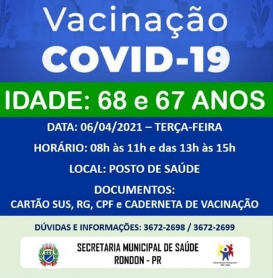 CAMPANHA DE VACINAÇÃO CONTRA A COVID-19