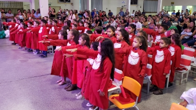 Cmei Francisco Sella Realiza Formatura Do Ensino Infantil