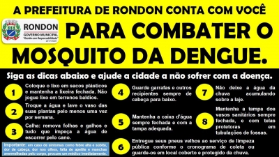 Se liga nas dicas para combater a dengue