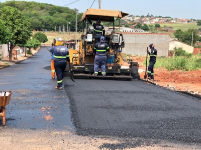 Retoma as Obras de Recapeamento nas Ruas do Jardim Campo Belo