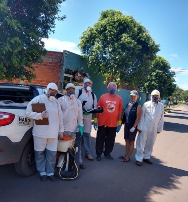 Conjunto Santo Antônio recebeu aplicação do UBV Costal contra o mosquito da dengue