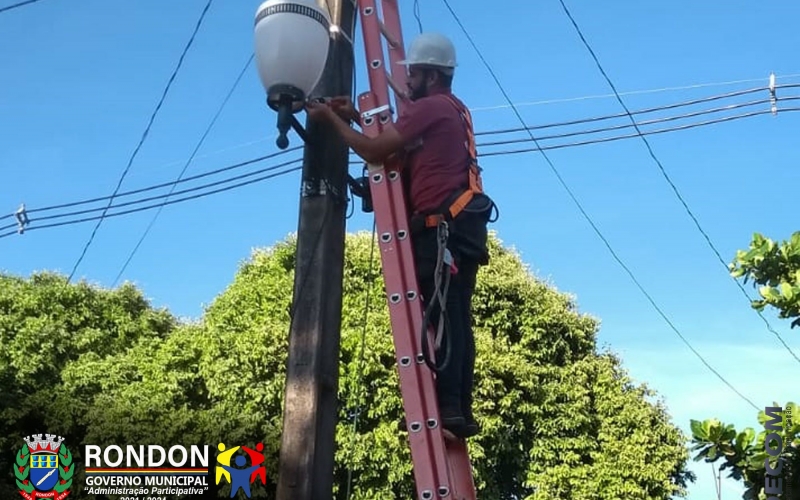RONDON AMPLIA SERVIÇOS E MANUTENÇÃO NA ILUMINAÇÃO PÚBLICA 