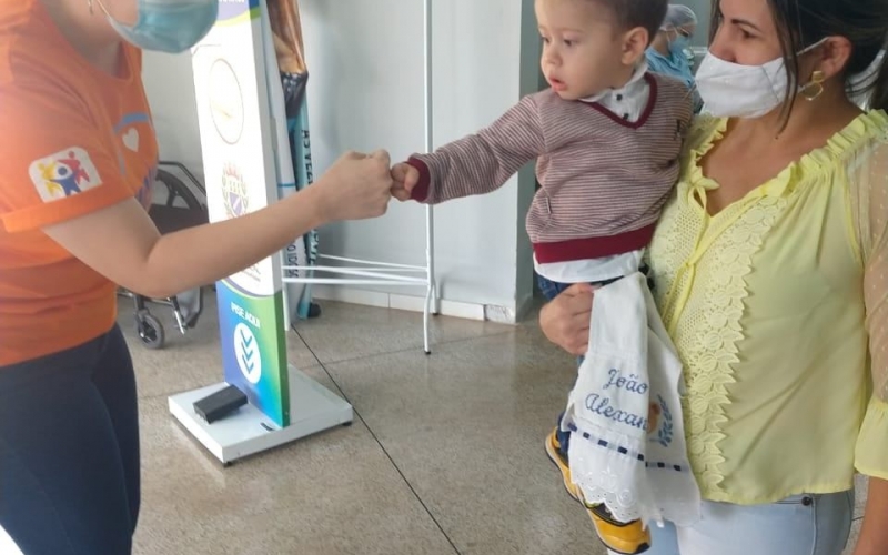 Campanha de vacinação contra a gripe influenza