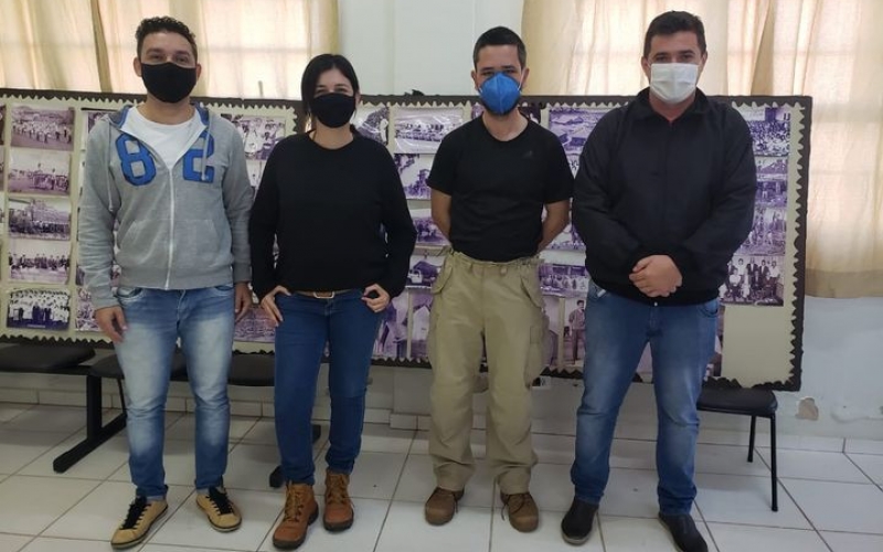 DIVISÃO DE CULTURA DE RONDON RECEBE VISITA DE HISTORIADORES / ARQUEÓLOGOS / MUSEÓLOGOS. 