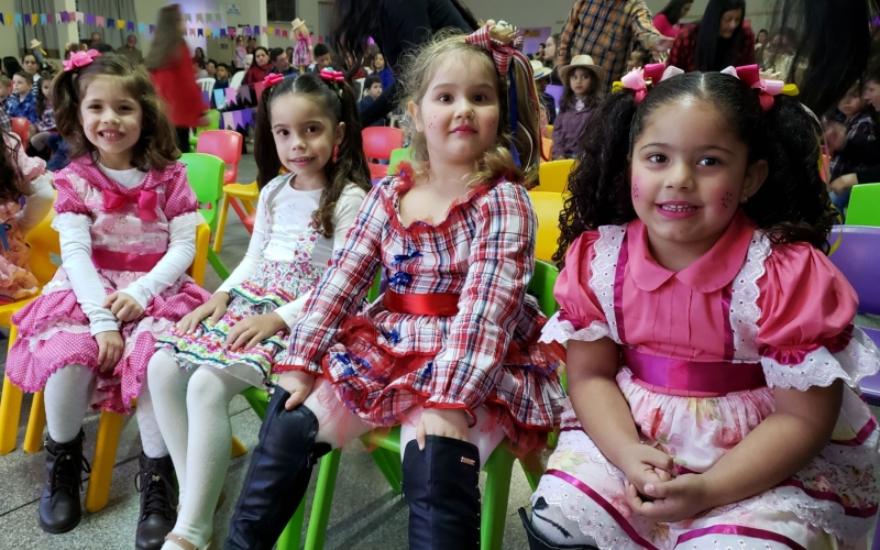 Cmei Menino Deus Realiza Festa Junina Das Crianças