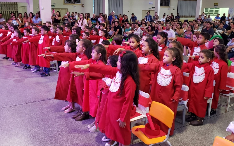 Cmei Francisco Sella Realiza Formatura Do Ensino Infantil