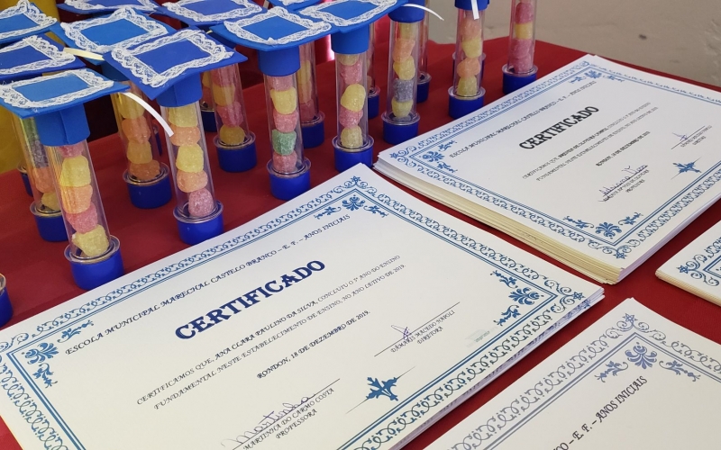 Rede Municipal Realiza Formatura Dos Alunos Dos Quintos Anos Em Rondon