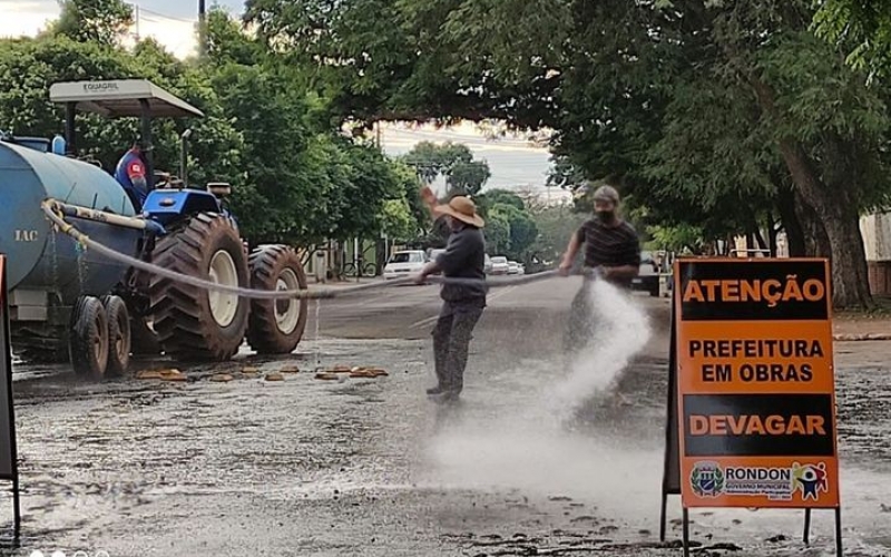 INICIO DA PREPARAÇÃO DAS RUAS E AVENIDAS PARA RECEBER O RECAPE ASFÁLTICO
