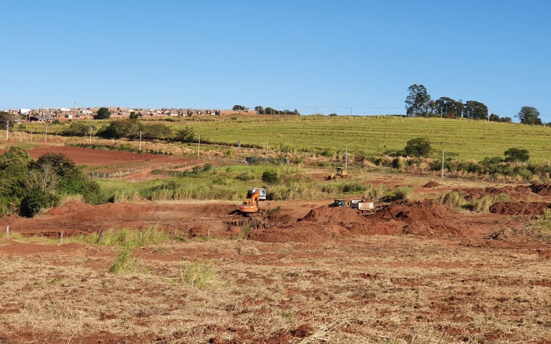 Município inicia construção do Lago da Área Institucional Conjunto Vale Verde
