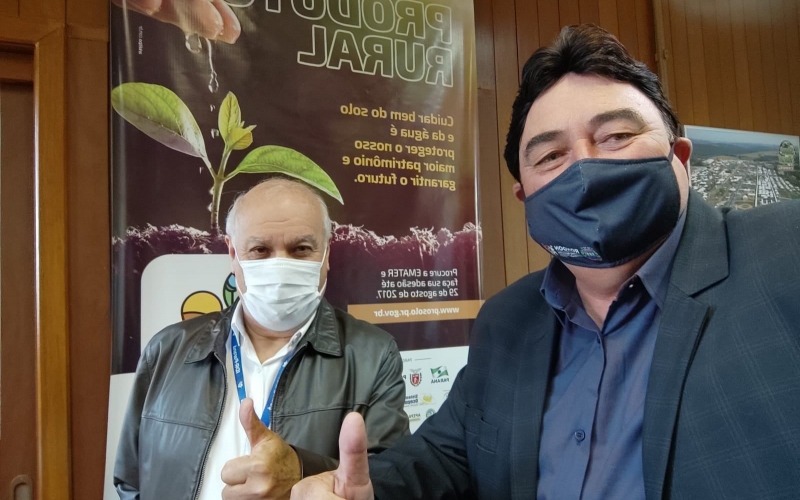 PREFEITO ROBERTO CORREDATO CUMPRE AGENDA NO IDR-PARANÁ (INSTITUTO DE DESENVOLVIMENTO RURAL DO PARANÁ)