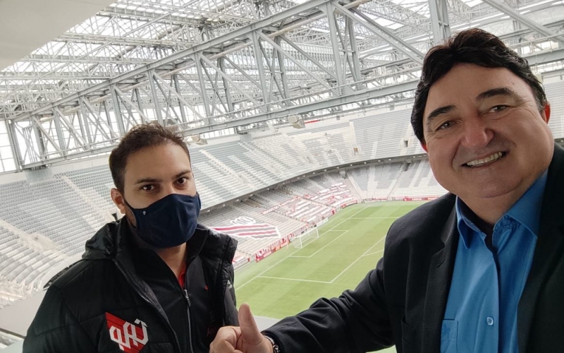 RONDON BUSCA PARCERIA COM ESCOLA DE FUTEBOL DO ATLÉTICO PARANAENSE