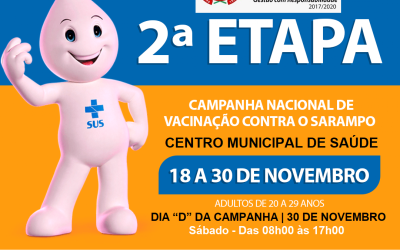 Começa Segunda Etapa De Vacinação Contra O Sarampo