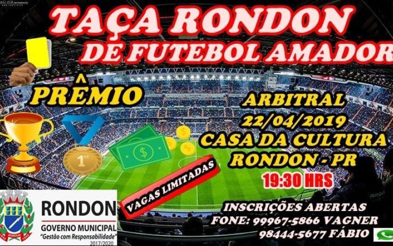 Arbitral: Taça Rondon de Futebol Amador