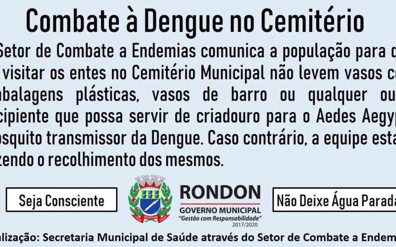 Combate à Dengue no Cemitério
