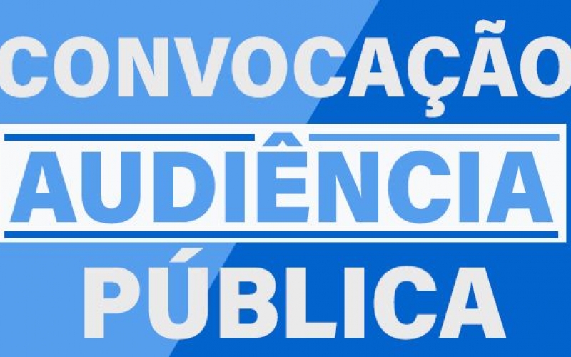 CONVOCAÇÃO AUDIENCIA PÚBLICA 