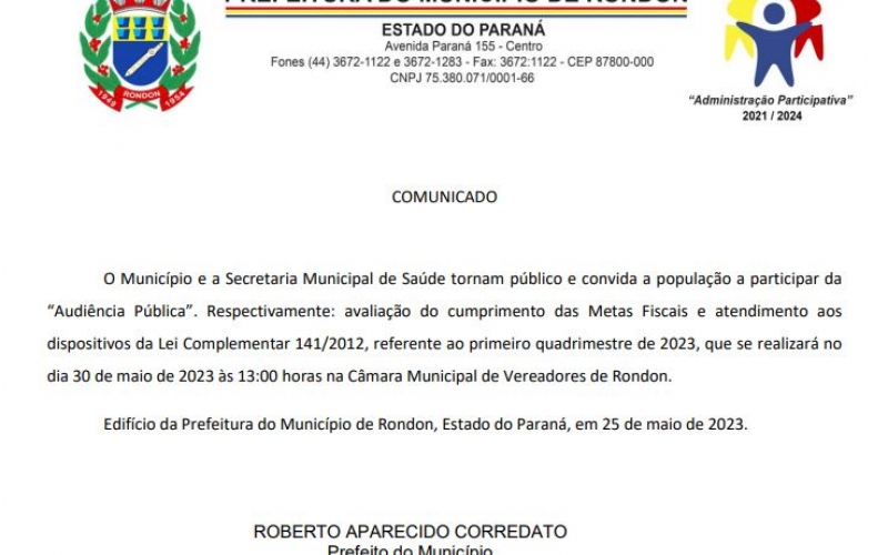 Comunicado
