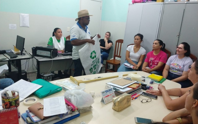 Divisão Do Meio Ambiente E Secretaria De Saúde Firmam Parceria Para Entrega De Sacos De Ráfia 