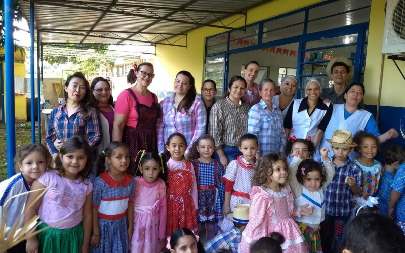 Cmei Francisco Sella Realiza Confraternização Junina