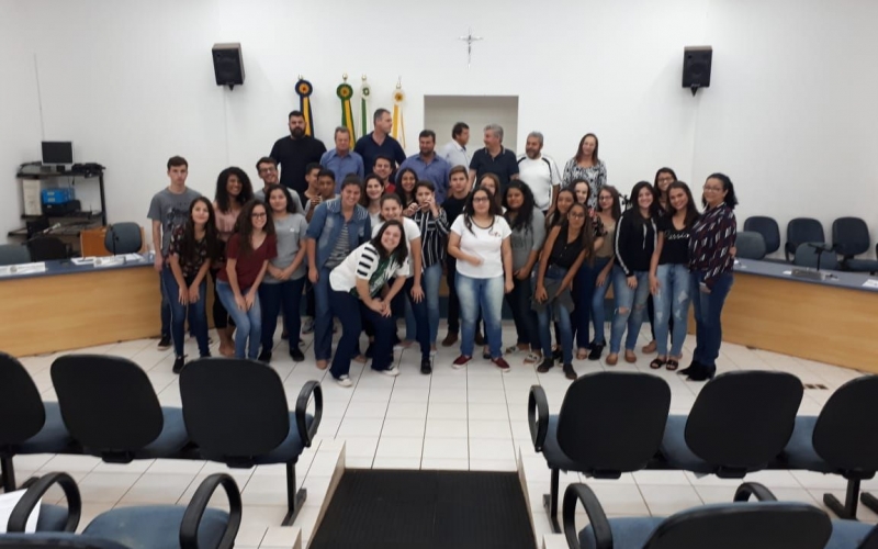 Alunos Do Colégio Estadual Castro Alves Visitam a Casa de Leis
