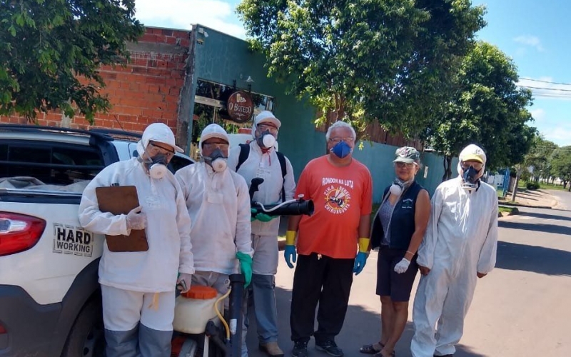 Conjunto Santo Antônio recebeu aplicação do UBV Costal contra o mosquito da dengue