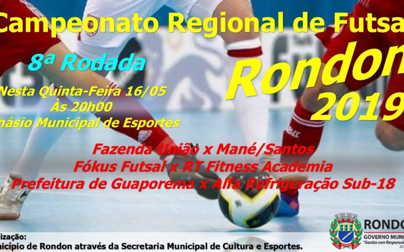 8ª Rodada do Campeonato Regional de Futsal
