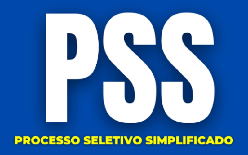 (ENCERRADO) PSS - Processo Seletivo Simplificado
