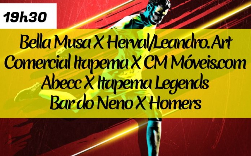 Quartas de final é nesta segunda-feira dia 10 