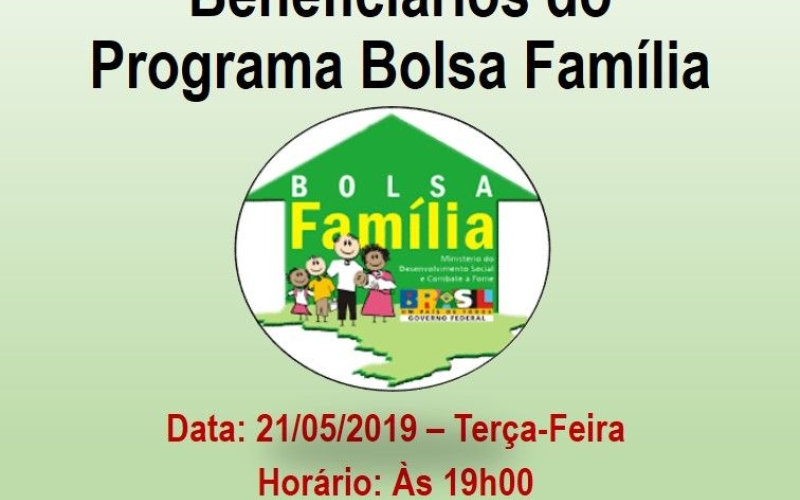 Reunião com Beneficiários do Programa Bolsa Família