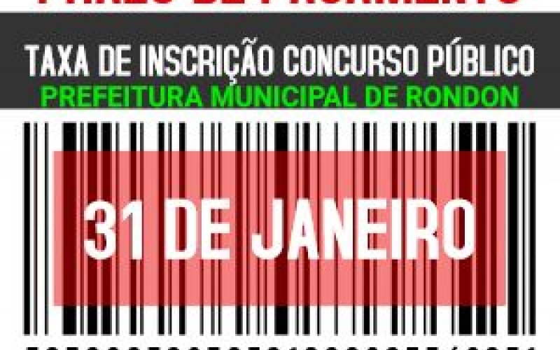 Atente-se ao prazo de pagamento da taxa de inscrição do concurso público